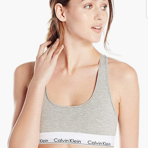 Calvin Klein Other - 🎄Calvin Klein cotton bralette in soft grey